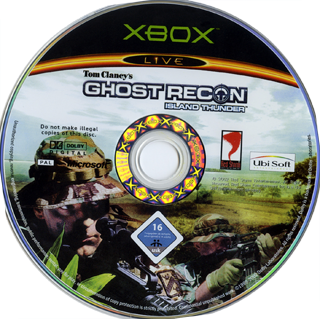 Tom Clancy's - Ghost Recon - Island Thunder (USA) Game Disc